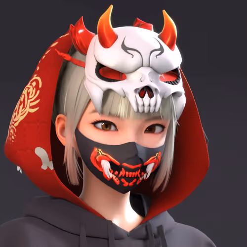 skull girl#11