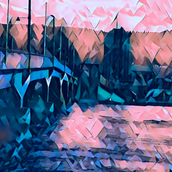 Across
