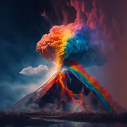 Rainbow Volcano