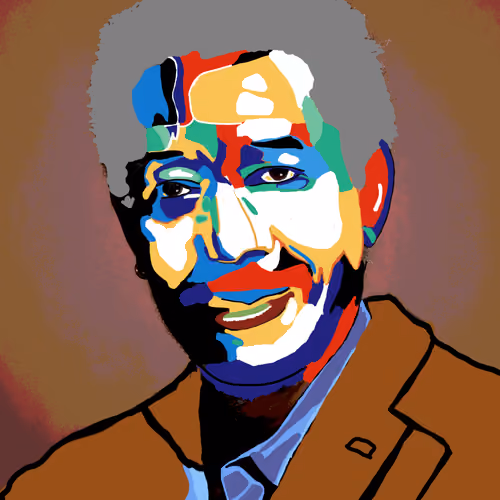 Morgan Freeman Cubism