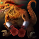 Muay Thai Dinosaur #01