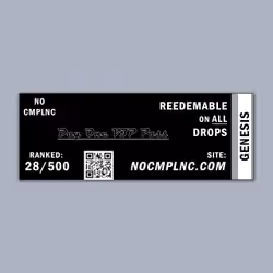 GENESIS Ticket #28