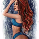 Feminine watercolor