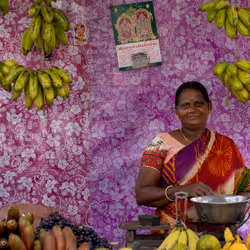 banana seller woman