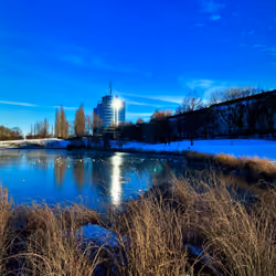 Frozen Lake of Stuttgart