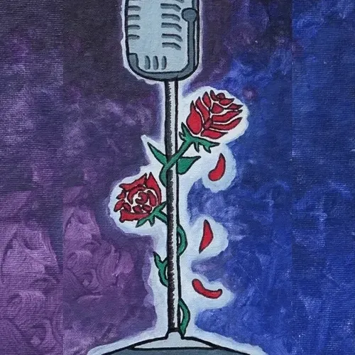 Microphone and Roses