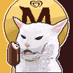 CryptoMemeCat #23 - Memenum Ice Cream