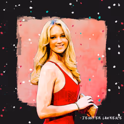 Jennifer Lawrence - Light Red