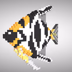 #7 Golden Marble Angelfish