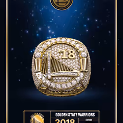 2018 Warriors Championship Ring (8/50)