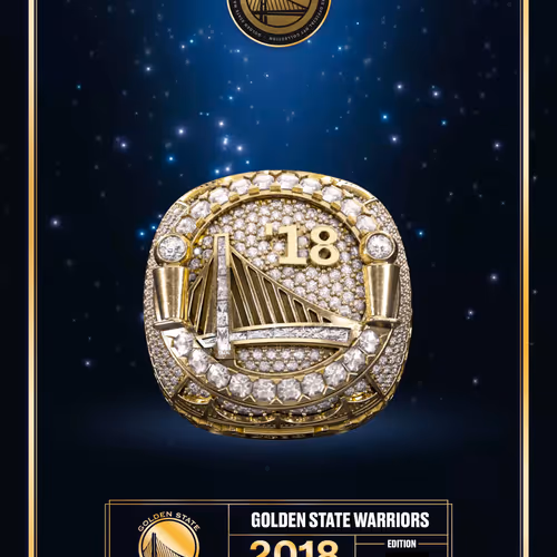 2018 Warriors Championship Ring (40/50)