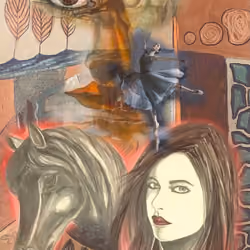 Horselike woman 
