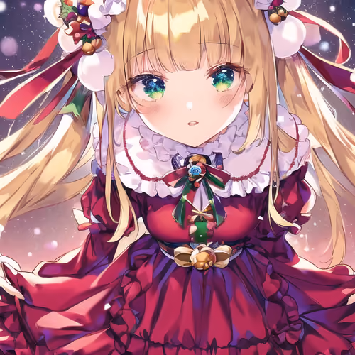 外は寒いね。ねぇねぇ、中で一緒にあったまろっか。[Christmas012]