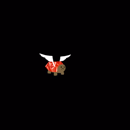 Small Turtle with Diamonds #82