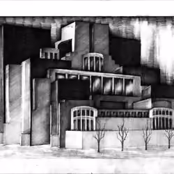 Graphite Architectural Art 40
