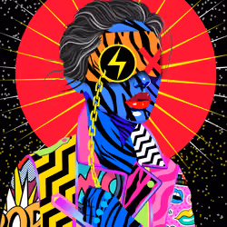 TIGER WOMAN by J_SKY. Crypto animals V3 #8