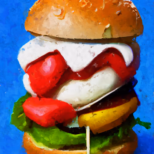 NFTs Digital Art World Burger of Art