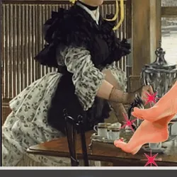 ARTSY FEETSY- TEA and TOES Tissot 