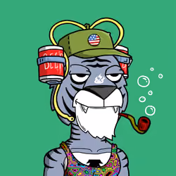 Grouchy Tiger Social Club #34