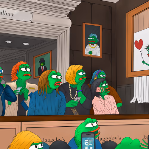 Pepe Shreds Girl with Balloon
