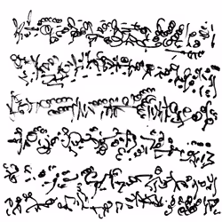 Asemic Writing - 2019.863 - Cecil Touchon