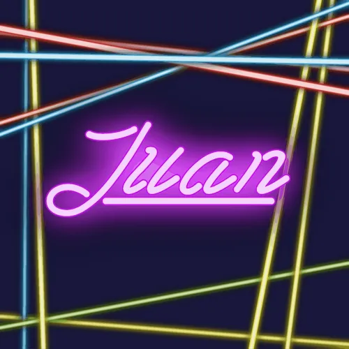 Neon Names Rainbow
