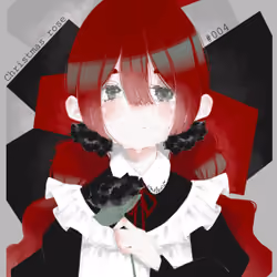 #004 Christmas rose