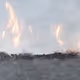 Snow on fire