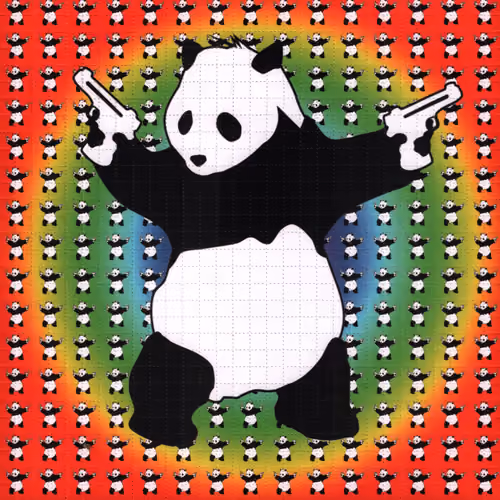 Psychedelic Panda LSD Sheet