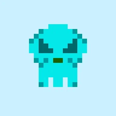 Kawaii SKULL #7372