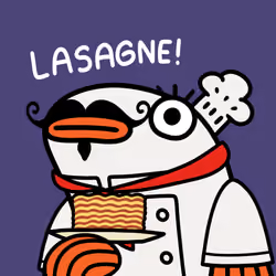 Carp #022 - Caio with lasagne