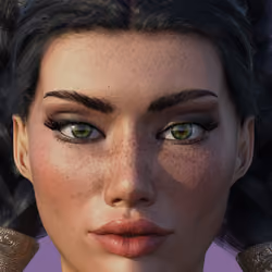 Freckled Portrait
