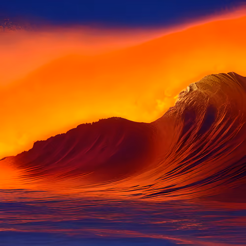 Orange Wave