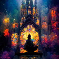 Meditation Blue Genesis #17