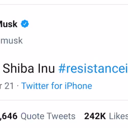 Tweet by @elonmusk