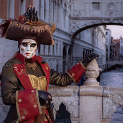 Model with Pirate Hat