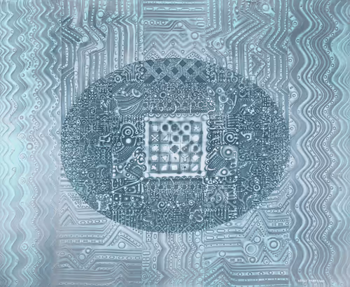 Abstract Expressions: The Digital Reimagining of Javier Lopez Pastrana's 90's Paintings