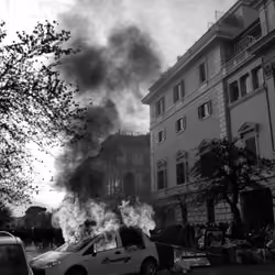 BBB - Burn Baby Burn b&w