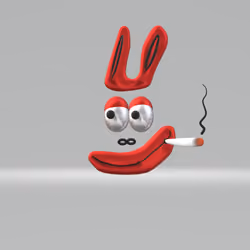 Mister Gangster Rabbit Red Smoke