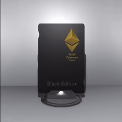 Ethereum Gold Card - Black Edition