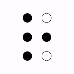 Braille Cell: R