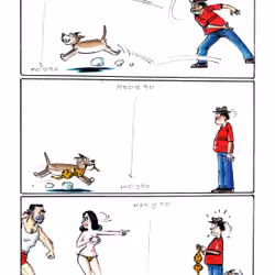 Original Comic Strip by Watthana No. 01