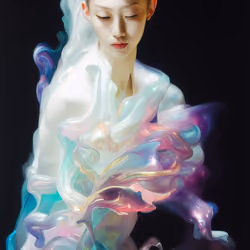 Woman with ethereal beauty #050