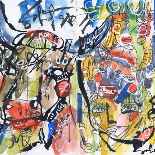 #027 / BULLISH 2021 SABET/ SKETCHBOOK 1