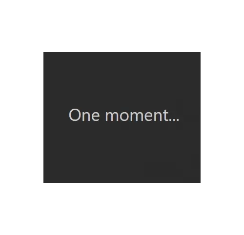 AI One moment