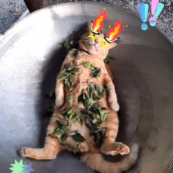 NFT cat on wok