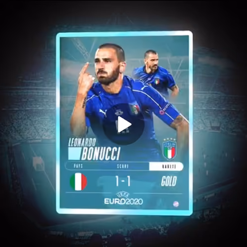 Euro 2020 - Final - Bonucci - GOLD CARD