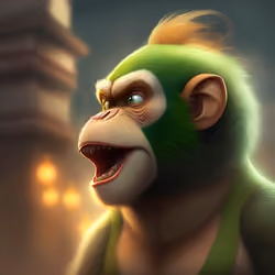 Angry monkey #14