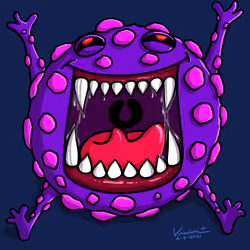 Purple Monster#01