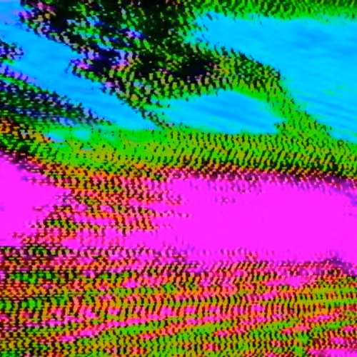 Abstract Analog Video Glitch